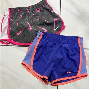 Nike Kids' Athletic Shorts - Pink and Blue